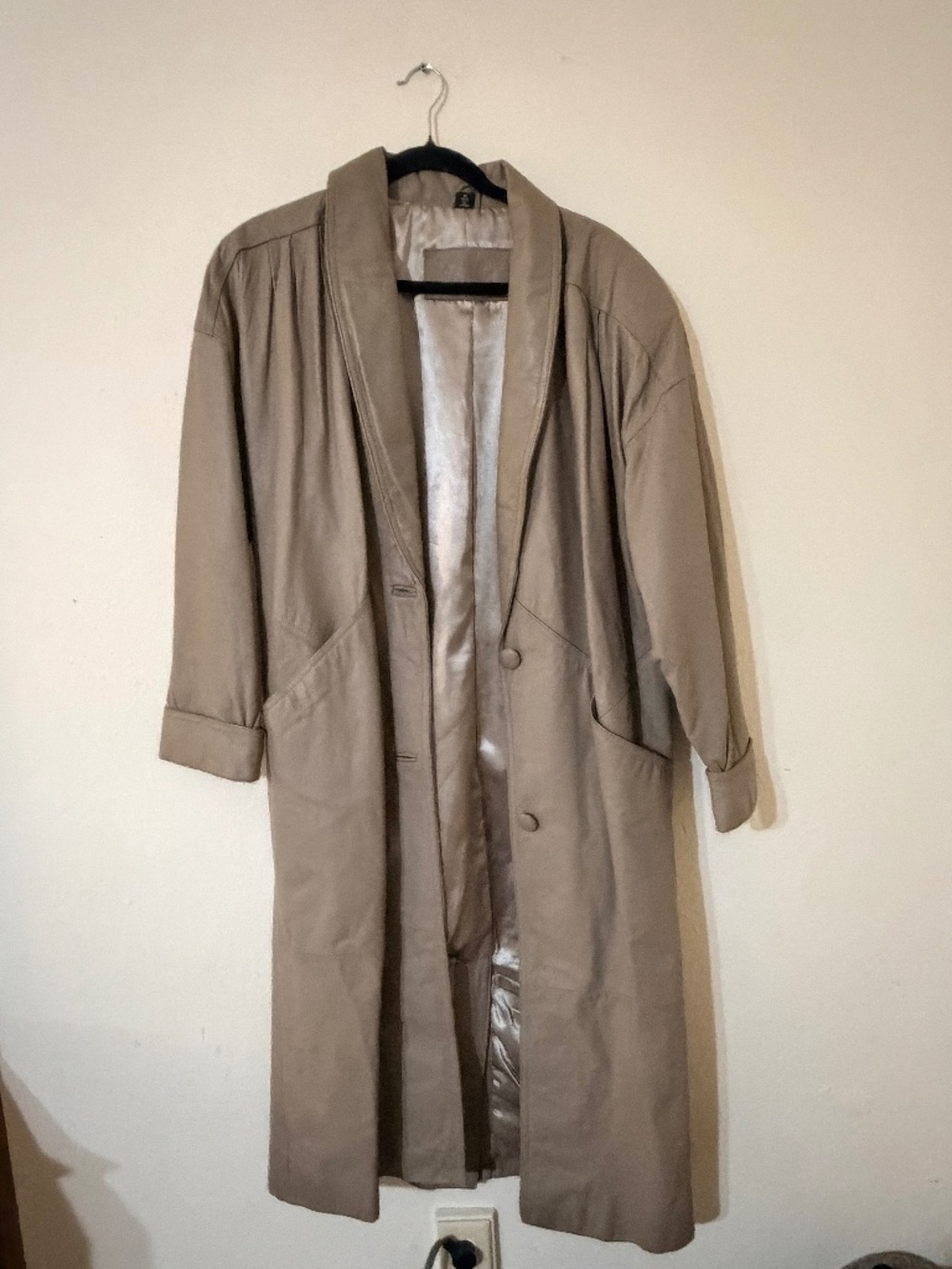 Leather Trench Coat